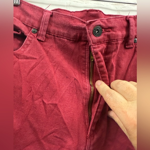 Gloria Vanderbilt Amanda Pants Womens Size 10 Long Faded Brick Red 5 Pockets - Picture 4 of 7